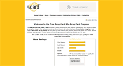 Desktop Screenshot of freedrugcardsite.com