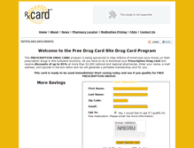 Tablet Screenshot of freedrugcardsite.com