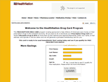 Tablet Screenshot of hnc.freedrugcardsite.com