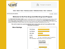 Tablet Screenshot of mjl.freedrugcardsite.com
