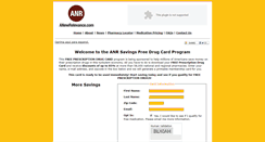 Desktop Screenshot of anr.freedrugcardsite.com